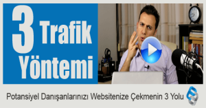 erün albayrak - 3 web trafik yöntemi